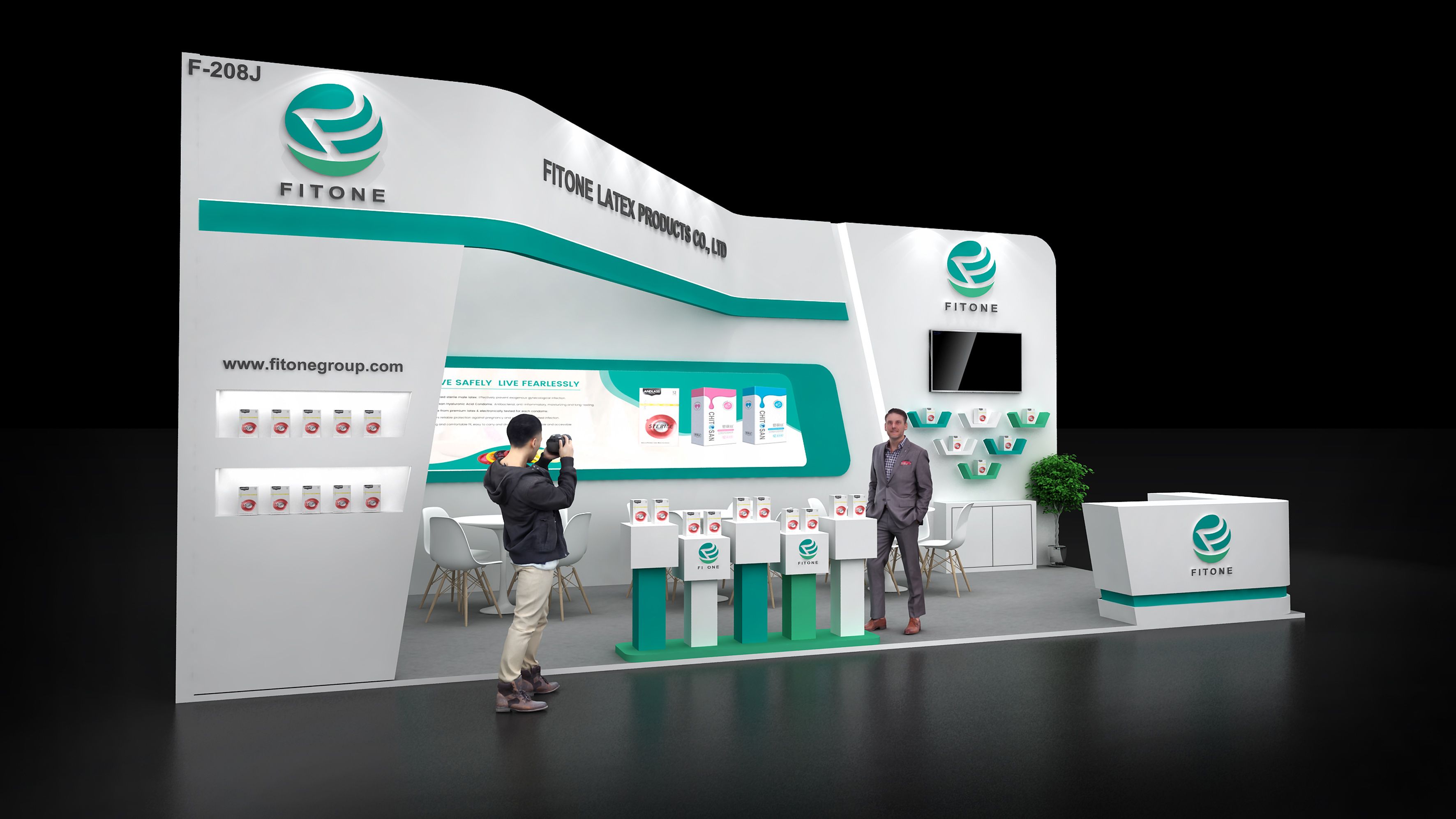 年產(chǎn)值達(dá)30億元，匯通集團(tuán)展臺(tái)傳達(dá)科技前衛(wèi)元素