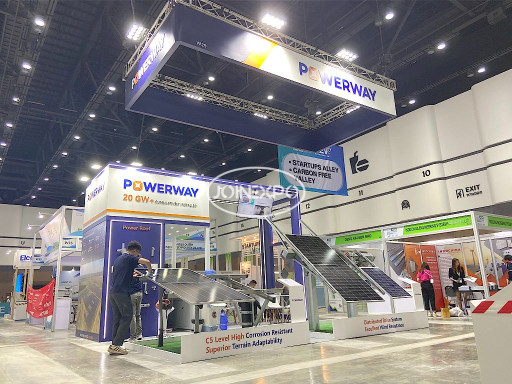 泰國(guó)曼谷展覽設(shè)計(jì)搭建-保威新能源再戰(zhàn)泰國(guó)新能源展